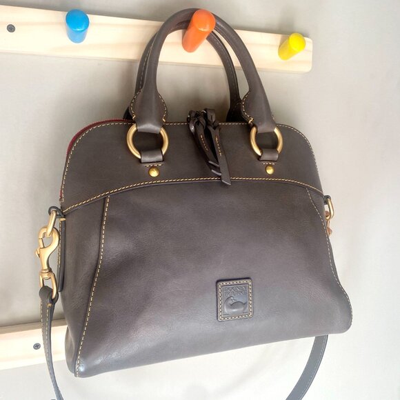 Dooney & Bourke Brown Satchel - Picture 2 of 15